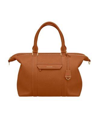 Large Leather Weekender Bag by MAISON DE SABRE