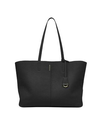 Large Leather Zipped Soft Tote by MAISON DE SABRE