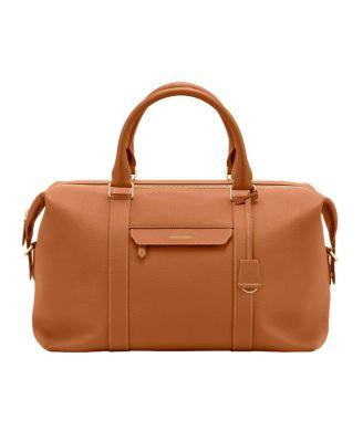 Leather Duffle Bag by MAISON DE SABRE