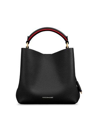 Leather Mini Leather Bucket Bag by MAISON DE SABRE