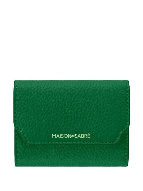 Leather Trifold Wallet by MAISON DE SABRE
