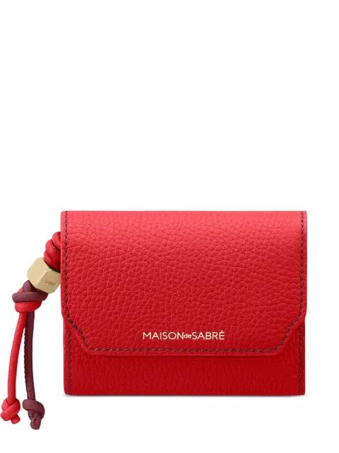 Leather Trifold Wallet by MAISON DE SABRE