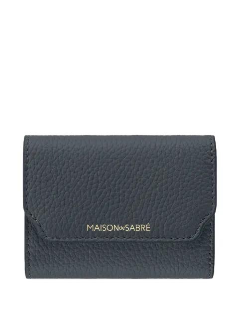 Leather Trifold Wallet by MAISON DE SABRE