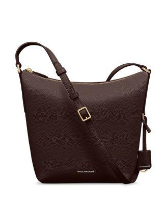 Leather Zipped Bucket Bag by MAISON DE SABRE