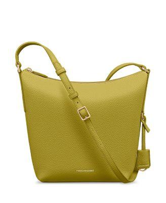 Leather Zipped Bucket Bag by MAISON DE SABRE