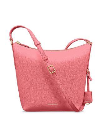 Leather Zipped Bucket Bag by MAISON DE SABRE