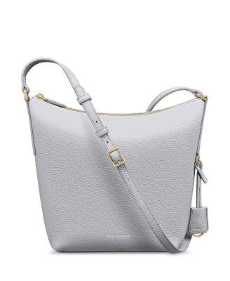 Leather Zipped Bucket Bag by MAISON DE SABRE