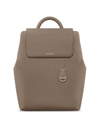 Medium Leather Soft Backpack by MAISON DE SABRE
