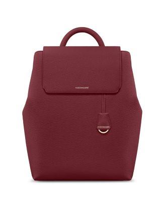 Medium Leather Soft Backpack by MAISON DE SABRE