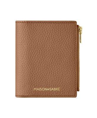 Small Leather Bifold Wallet by MAISON DE SABRE