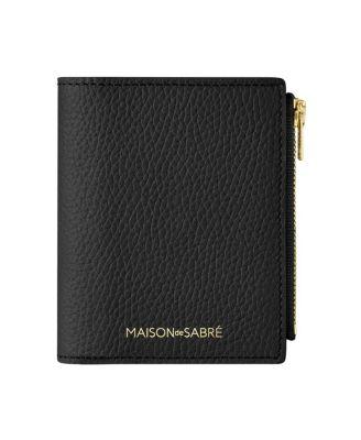 Small Leather Bifold Wallet by MAISON DE SABRE