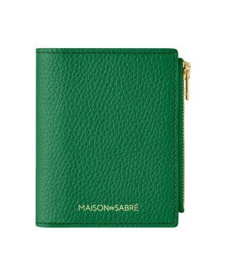 Small Leather Bifold Wallet by MAISON DE SABRE