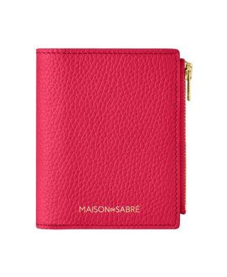 Small Leather Bifold Wallet by MAISON DE SABRE