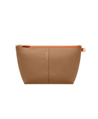 Small Leather Flaire Pouch by MAISON DE SABRE