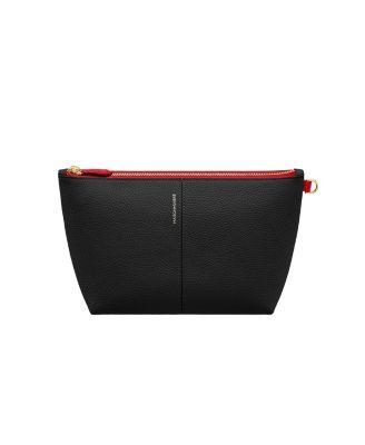 Small Leather Flaire Pouch by MAISON DE SABRE