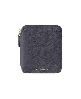 Small Leather Zip Around Wallet by MAISON DE SABRE