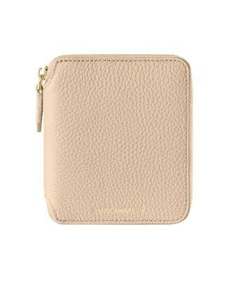 Small Leather Zip Around Wallet by MAISON DE SABRE