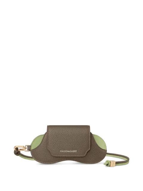 clippable leather sunglasses sling case by MAISON DE SABRE