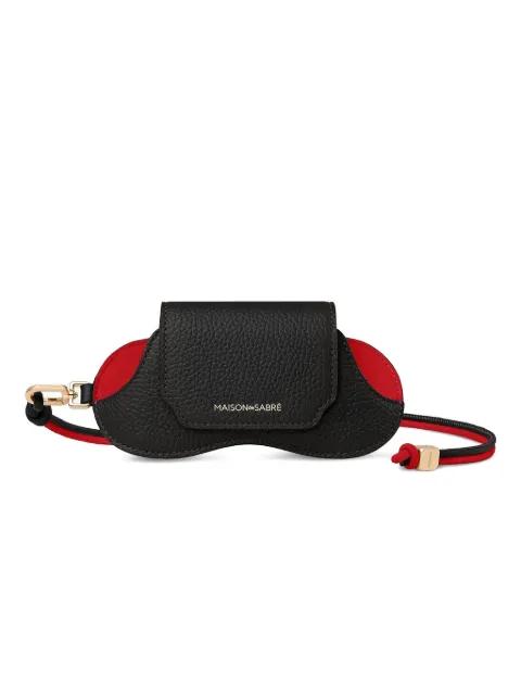 clippable leather sunglasses sling case by MAISON DE SABRE