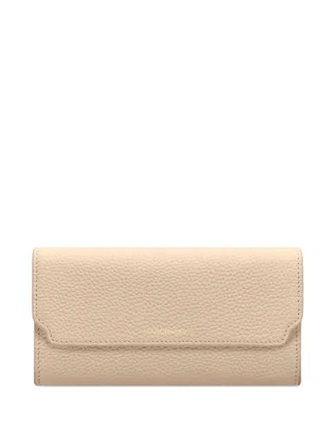 flap leather long wallet by MAISON DE SABRE