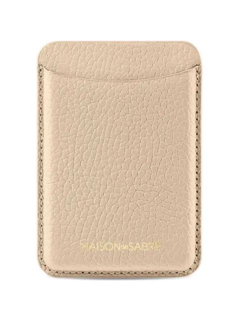 leather MagSafe wallet by MAISON DE SABRE