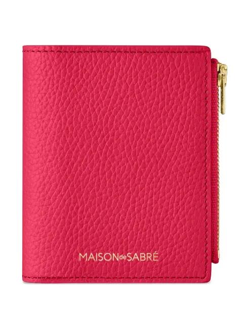 leather bifold wallet by MAISON DE SABRE