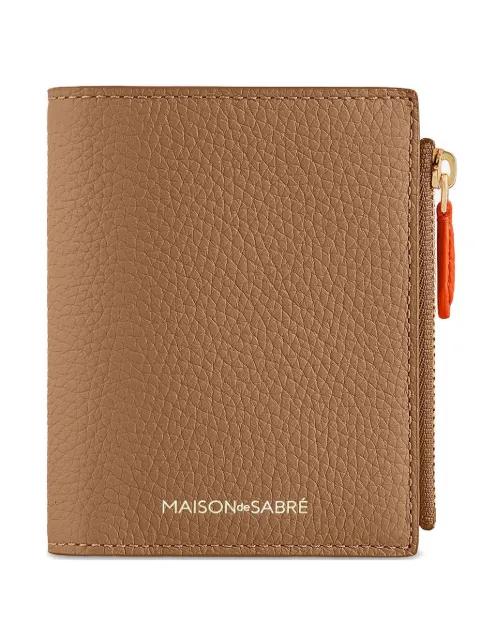 leather bifold wallet by MAISON DE SABRE