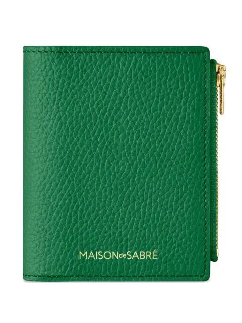 leather bifold wallet by MAISON DE SABRE