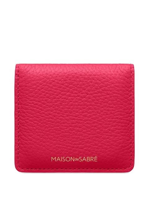 leather compact mirror by MAISON DE SABRE