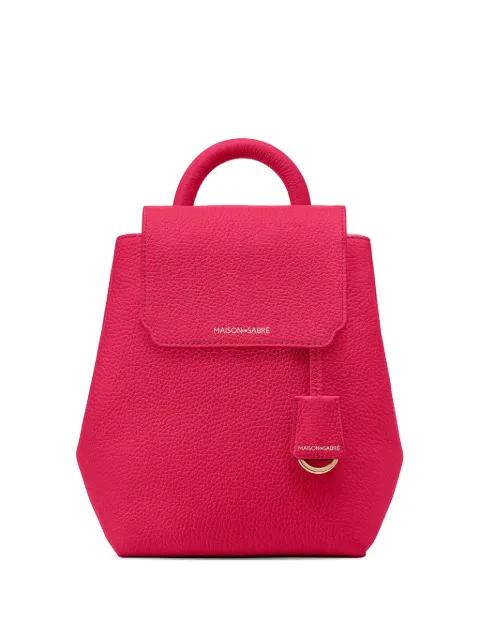 mini soft leather backpack by MAISON DE SABRE