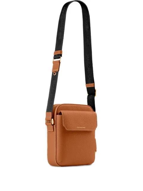 small leather messenger bag by MAISON DE SABRE