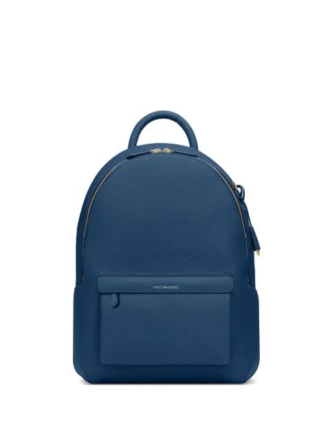 zip leather backpack by MAISON DE SABRE