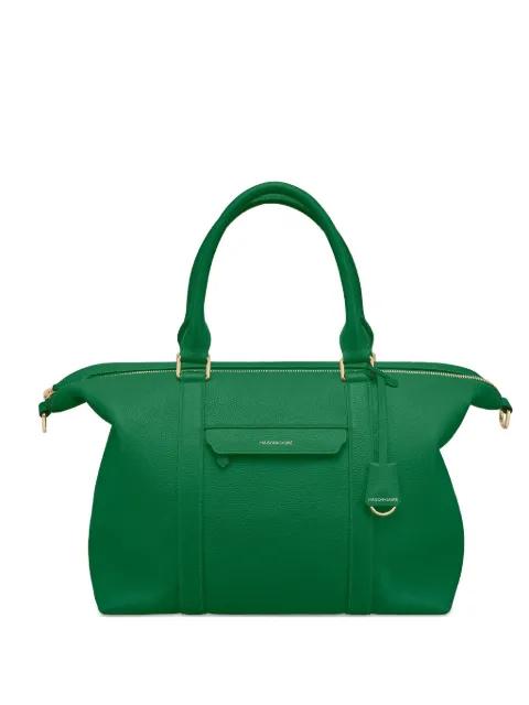 zip leather weekender bag by MAISON DE SABRE