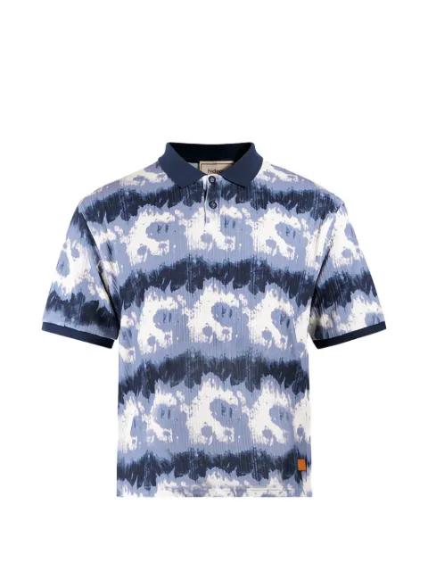 pattern short-sleeve polo shirt by MAISON HIDEOUT