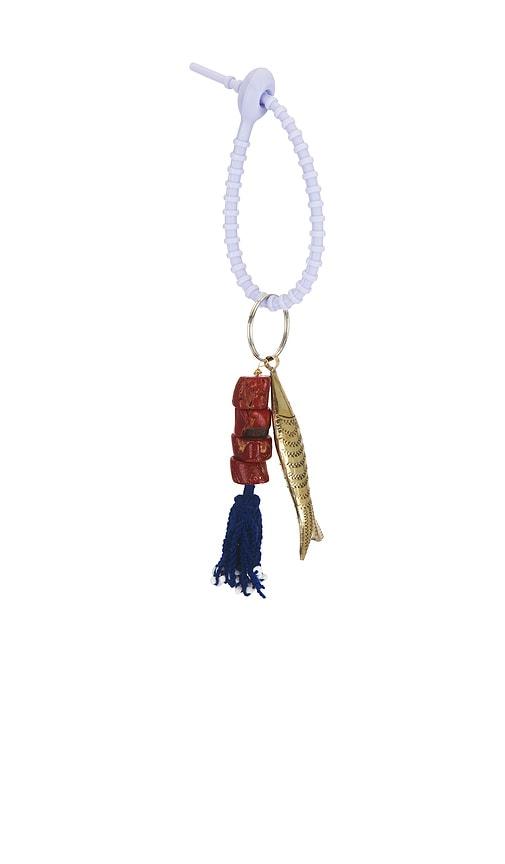 Maison Irem Fish Bag Charm in Lavender by MAISON IREM Maison Irem Fish Bag Charm in Lavender by MAISON IREM