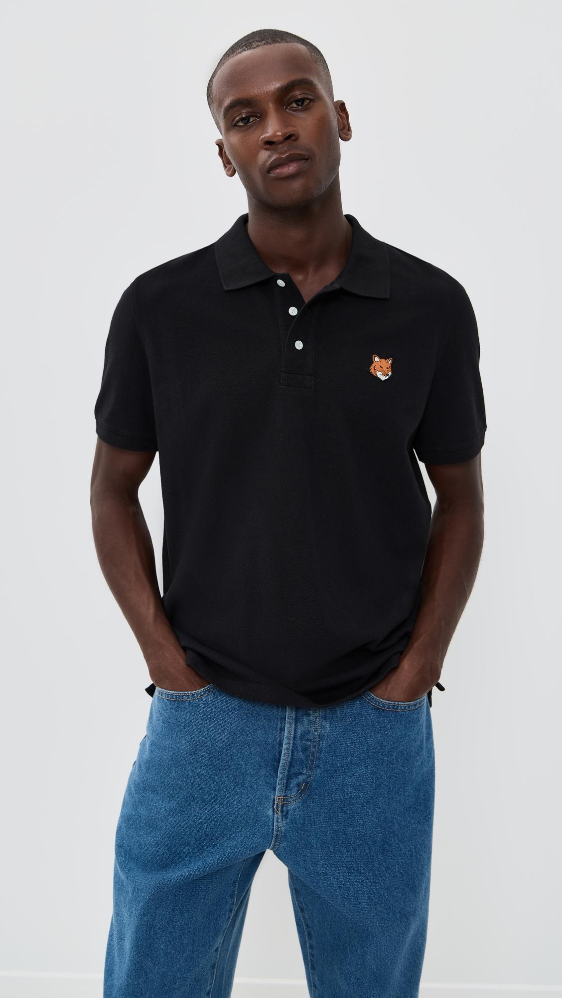 Fox Head Patch Regular Polo by MAISON KITSUNÉ