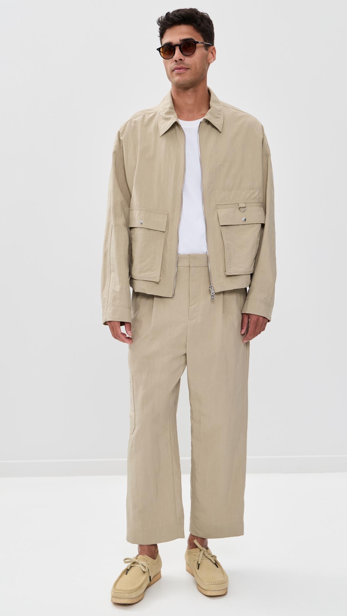 Pleated Cargo Pants by MAISON KITSUNÉ