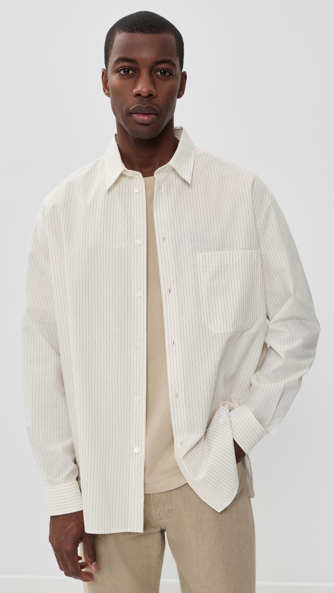 Striped Oversize Shirt by MAISON KITSUNÉ