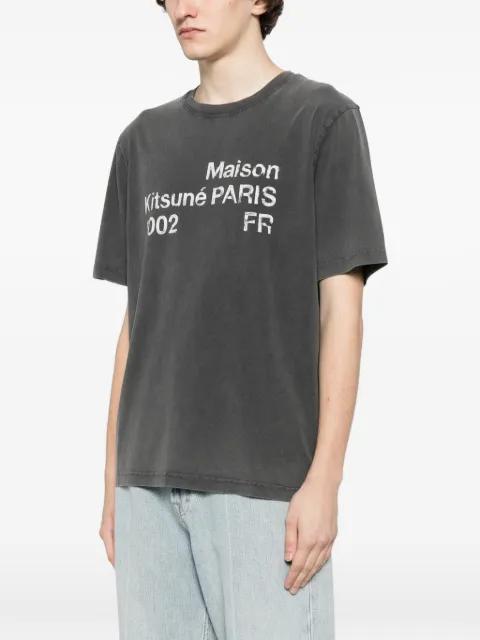 2002 faded T-shirt by MAISON KITSUNE