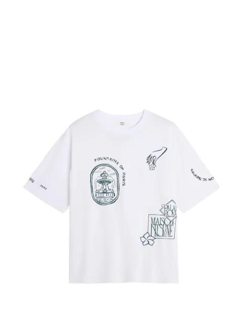 Art Nouveau graphic-print T-shirt by MAISON KITSUNE
