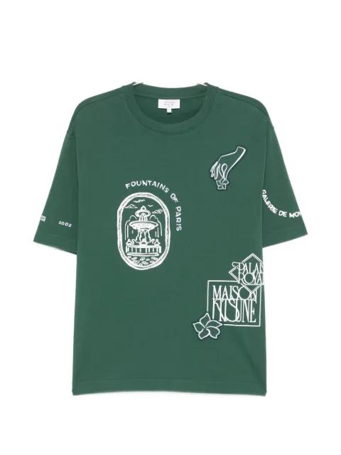 Art Nouveau stamp-print T-shirt by MAISON KITSUNE