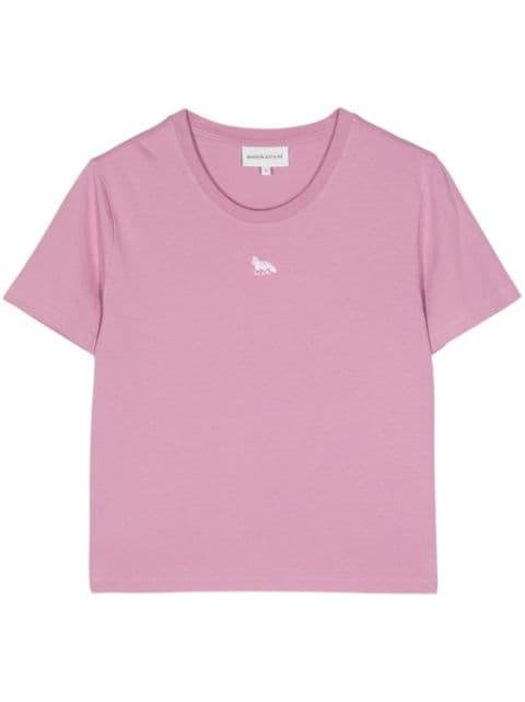 Baby Fox-appliqué cotton T-shirt by MAISON KITSUNE
