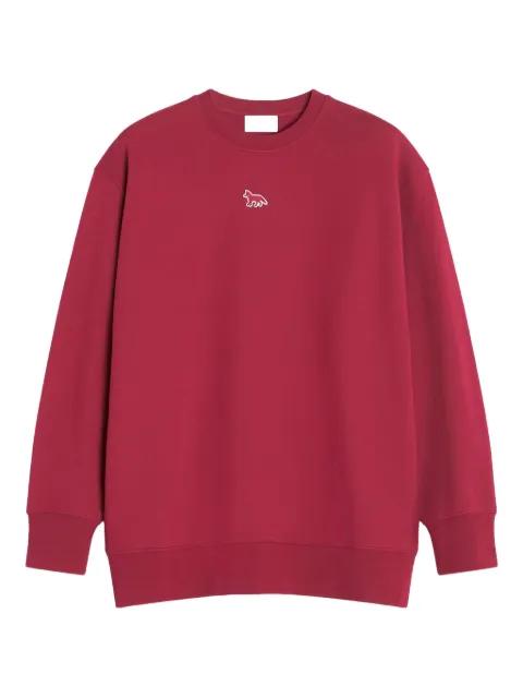 Baby Fox-appliqué sweatshirt by MAISON KITSUNE