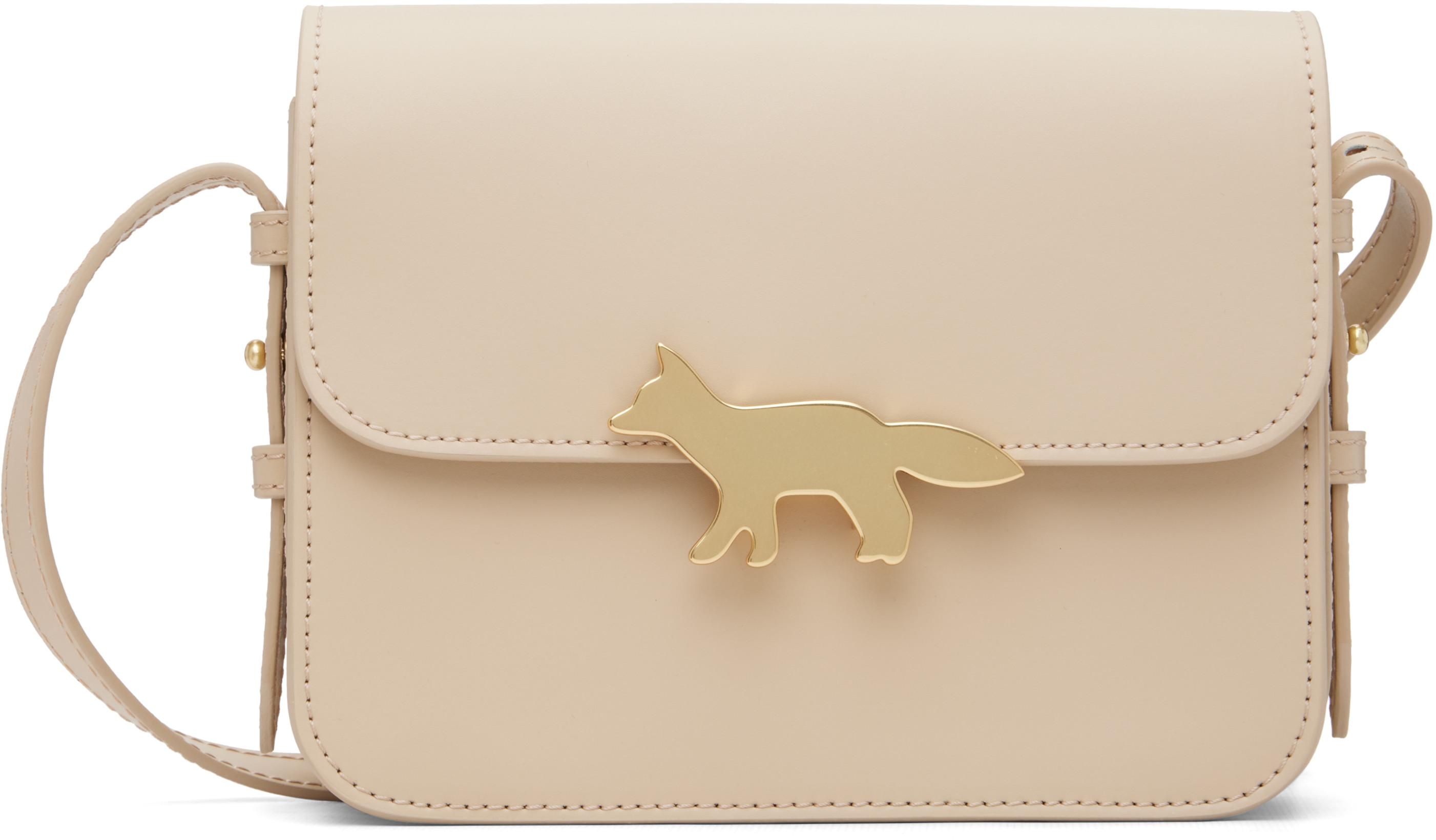 Beige Edie Bag by MAISON KITSUNE