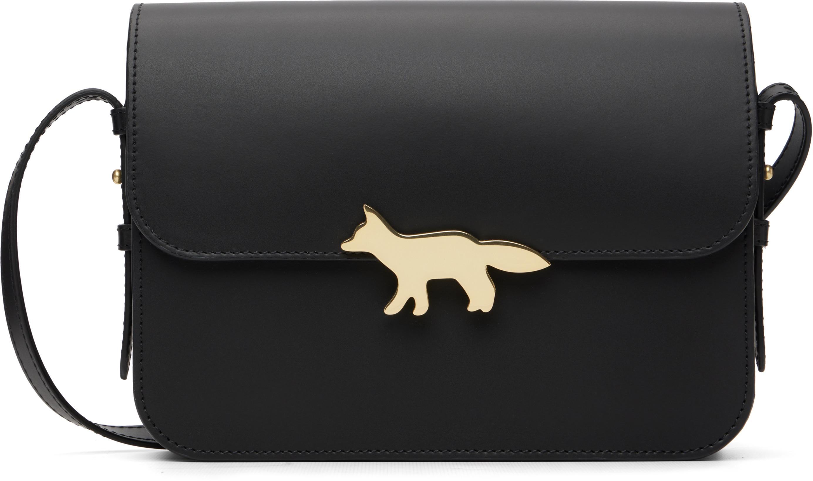 Black Edie Bag by MAISON KITSUNE