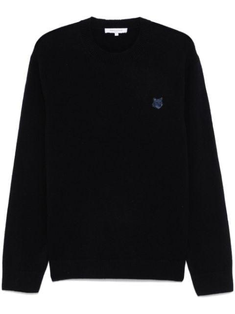Bold Fox Head-patch sweater by MAISON KITSUNE