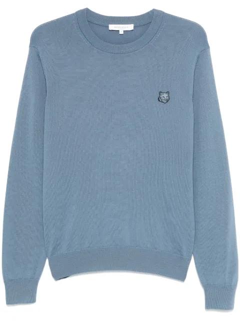 Bold Fox Head-patch sweater by MAISON KITSUNE