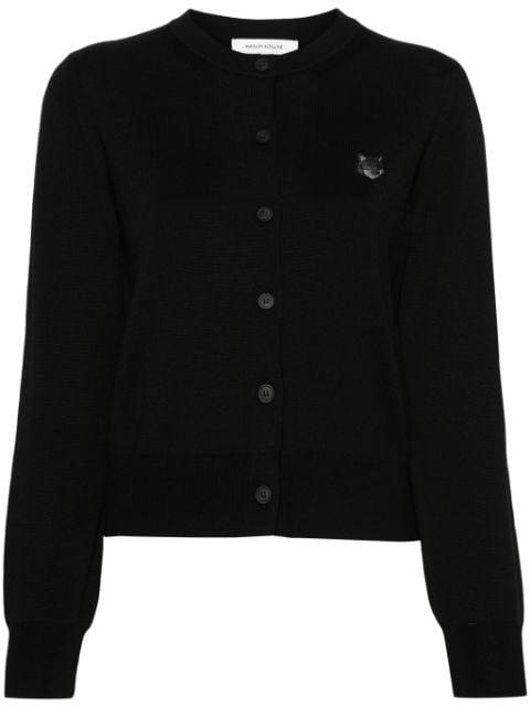 Bold Fox wool cardigan by MAISON KITSUNE