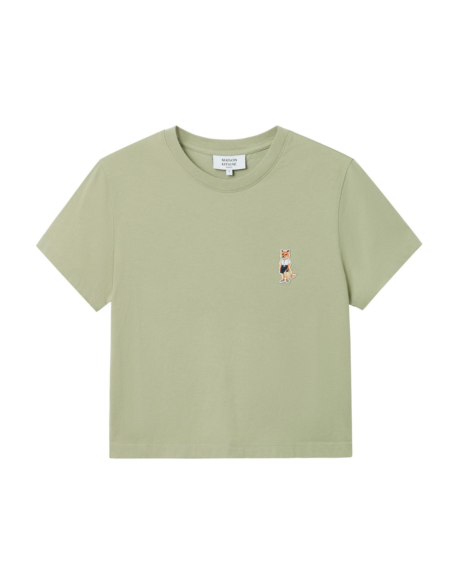 Cropped logo tee by MAISON KITSUNE
