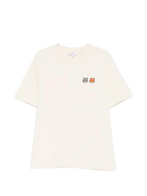 Double Fox Head T-shirt by MAISON KITSUNE